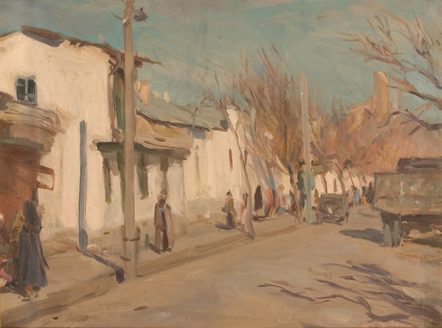 20th century russian painting Samarkand - Sergei Vasilievich Gerasimov