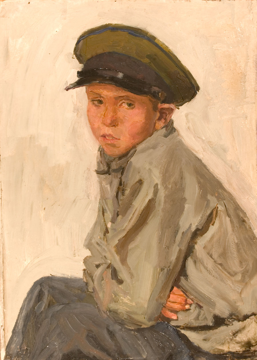 Schoolboy Vova Feoktistov - Arkadi Alexandrovich Plastov