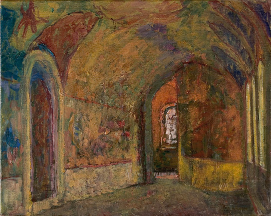 Interior - Vyacheslav Zabelin painting at Lazare Gallery